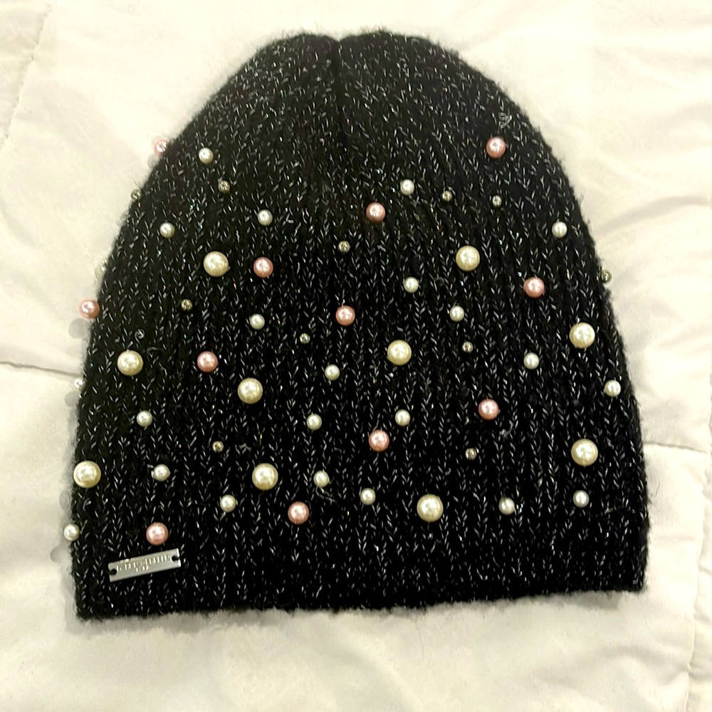 Karl Lagerfeld ladies black beanie